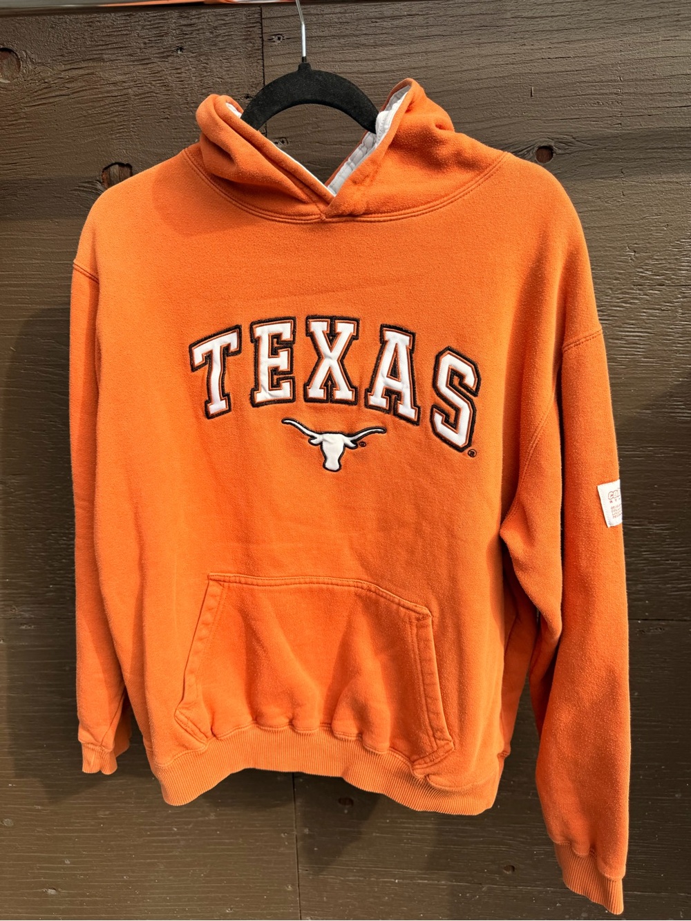 Colosseum Orange Texas Crewneck Sweatshirt